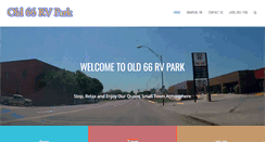 Desktop Screenshot of old66rvpark.com
