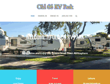 Tablet Screenshot of old66rvpark.com
